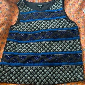 Lucky Brand beaded and embellished tank Sz. S